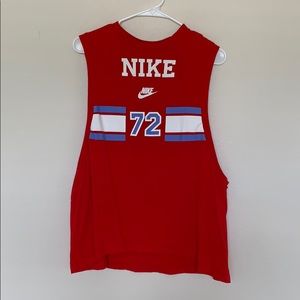 Nike Red Muscle Tank